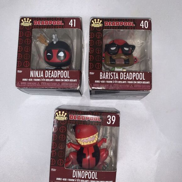 Funko Minis - Deadpool (set of 3) collectibles mini figures,action figure toy - Picture 6 of 8
